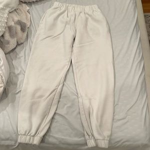 White Brandy Sweatpants